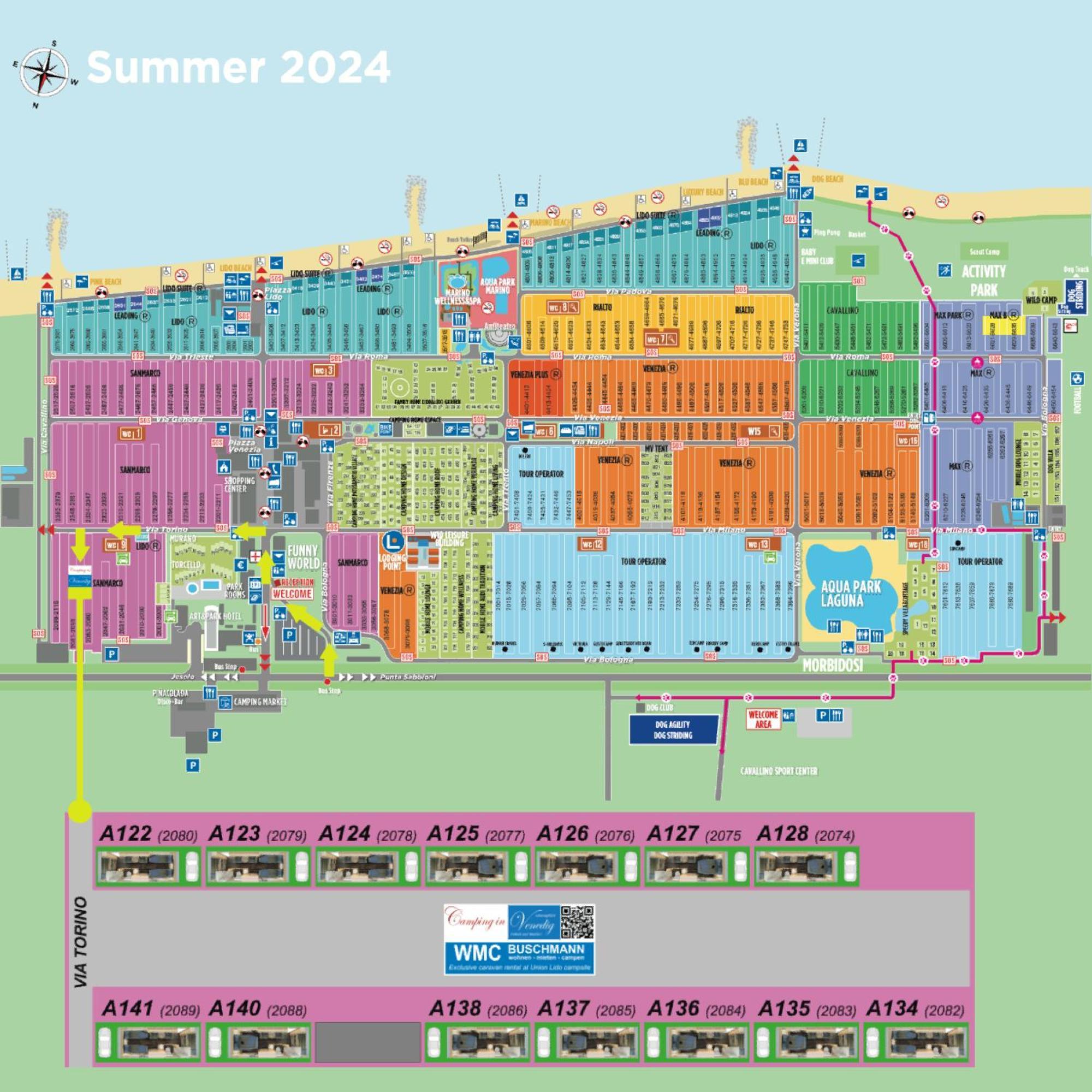 Wmc Buschmann Camping-In-Venedig Wohnwagenvermietung At Union Lido Cavallino Exterior photo